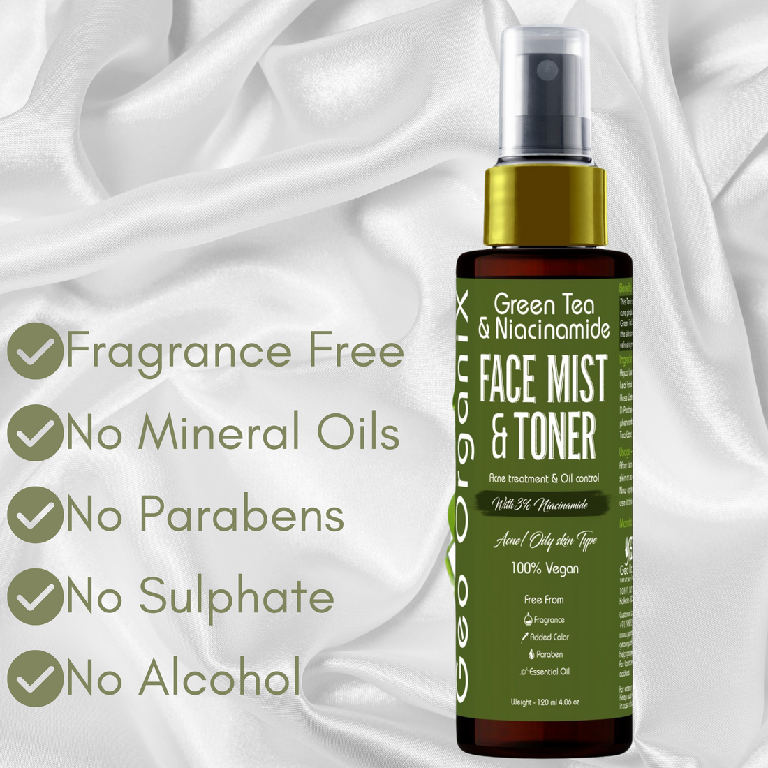 Green Tea & Niacinamide Face Mist Toner