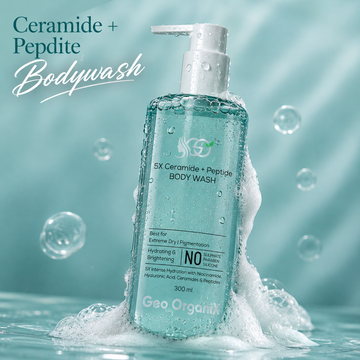 Geo OrganiX 5X Ceramide + Peptide Hydrating Body Wash
