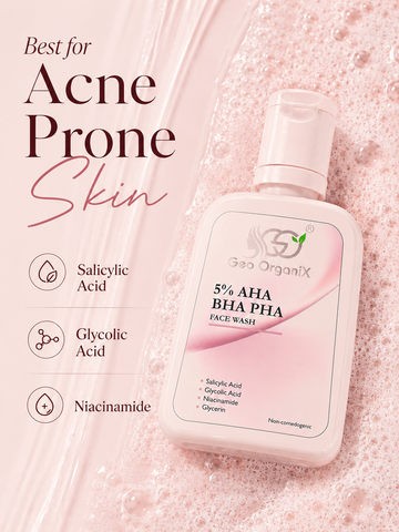5% AHA BHA PHA Exfoliating Face Wash
